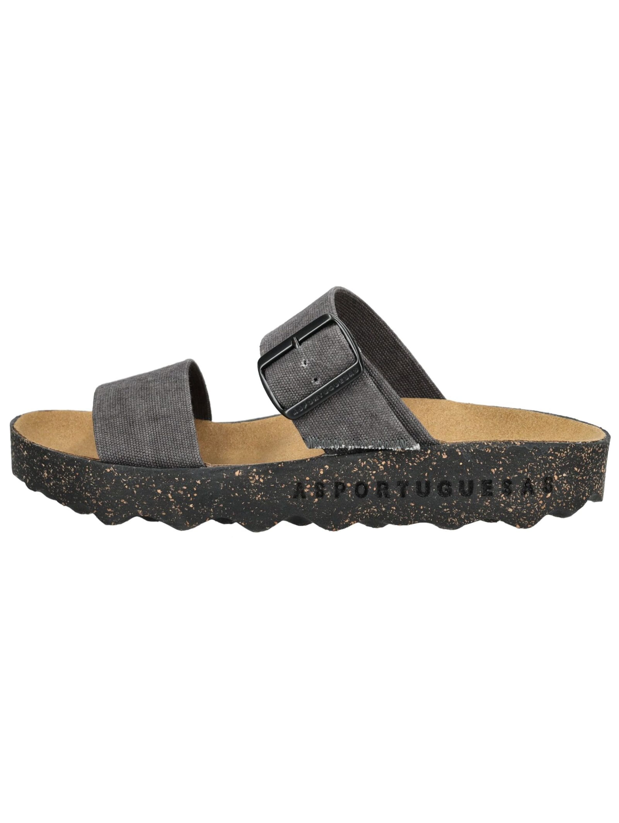 Asportuguesas Mules in Black