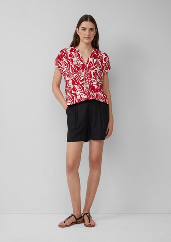 s.Oliver Wide Leg Shorts in Schwarz