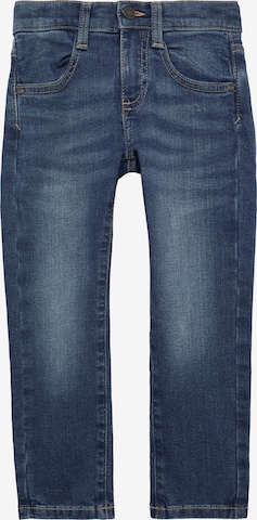 s.Oliver Slimfit Jeans in Blauw: voorkant