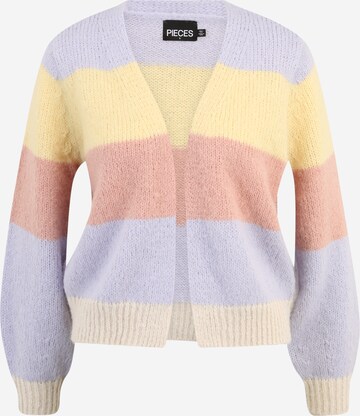 Pieces Petite Strickjacke in Lila: predná strana