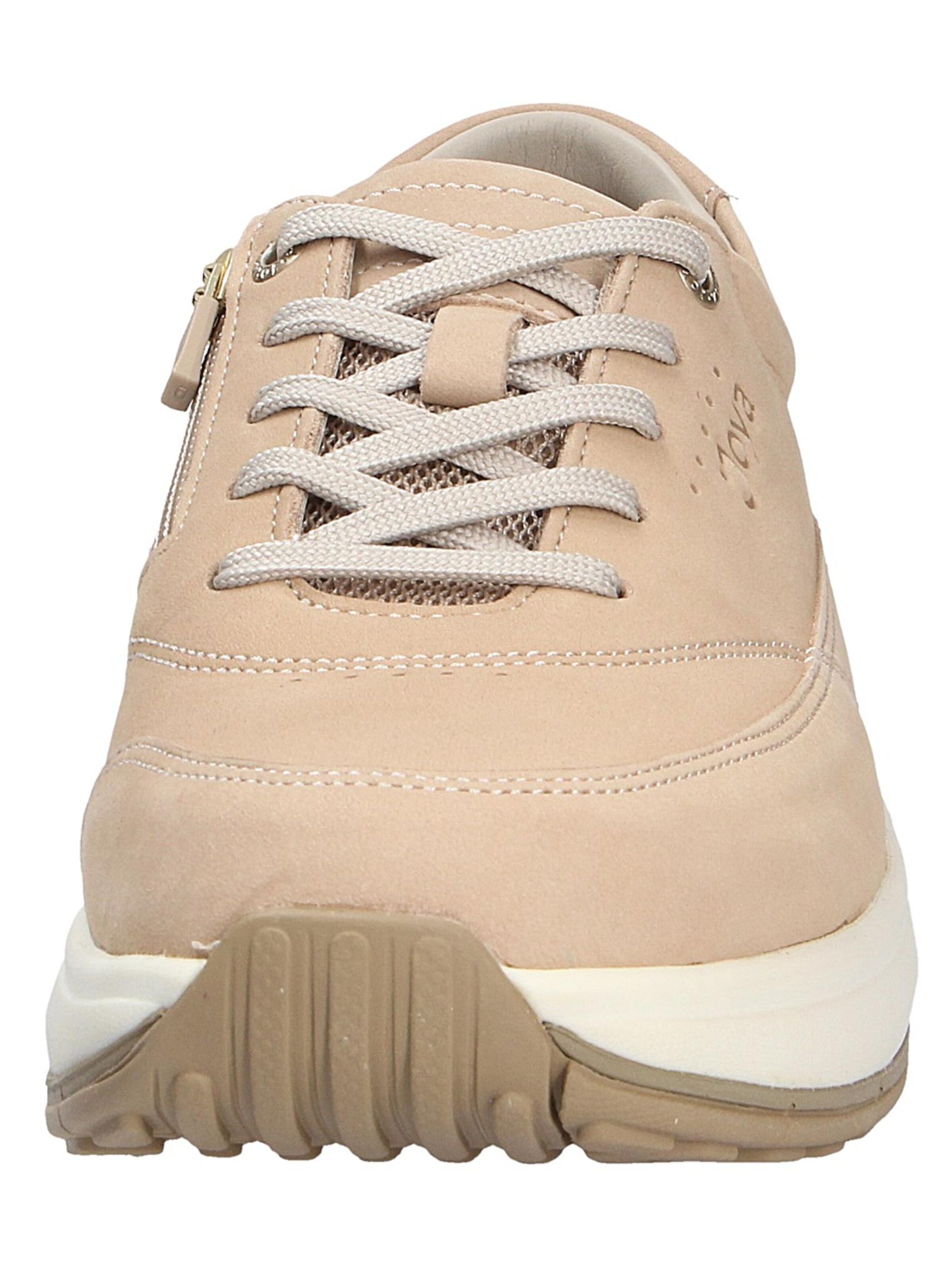 Joya Lace-Up Shoes 'VENICE ZIP BEIGE' in Beige