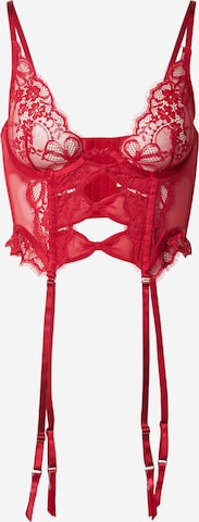 HunkemöllerKorzet 'Marianna' - crvena boja: prednji dio