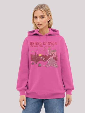 Sweat-shirt 'US National Parks Grand Canyon Sunrise' F4NT4STIC en rose : devant