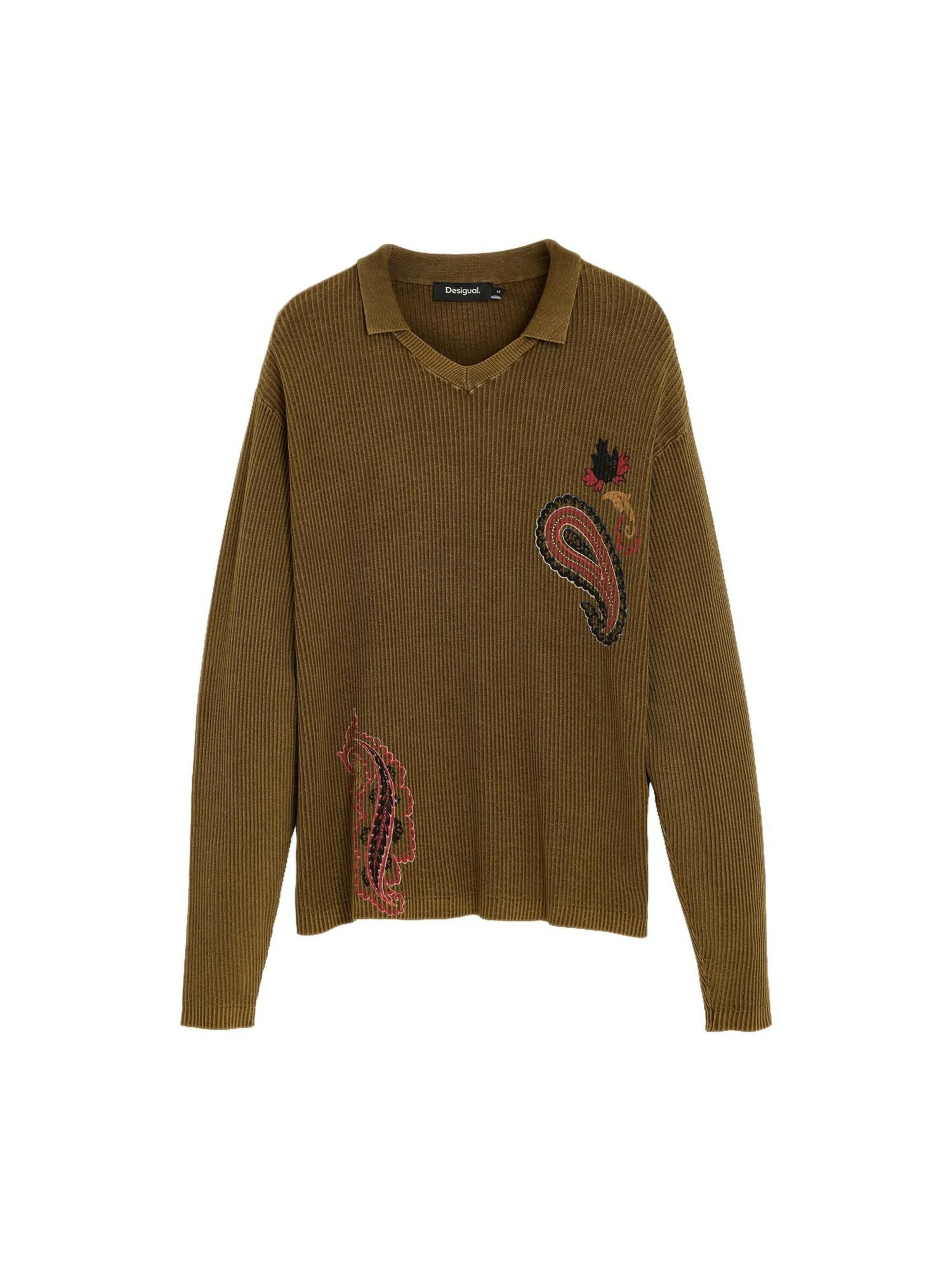Desigual - Jersey en verde: frente