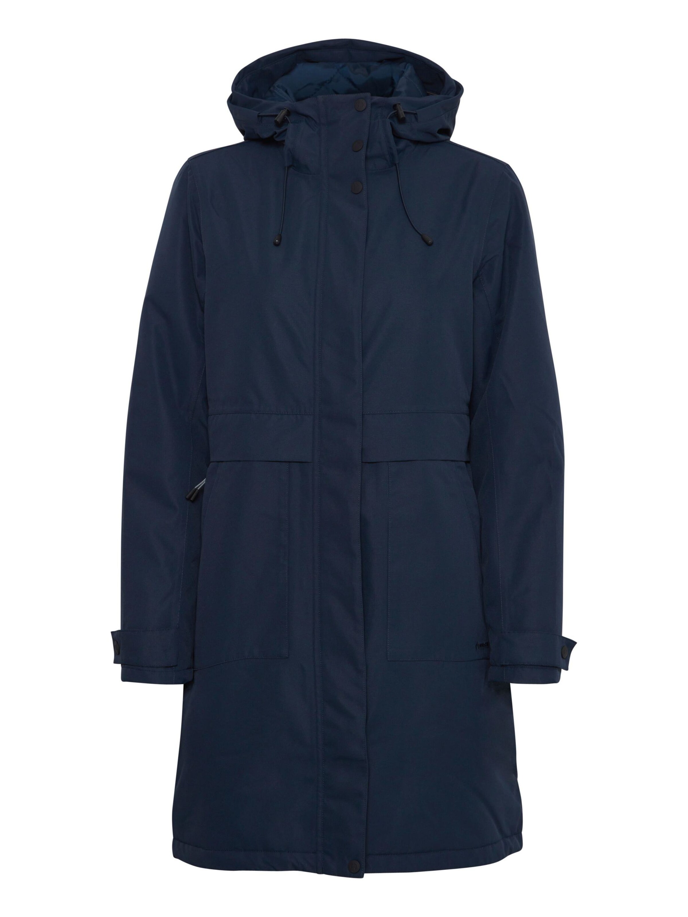 Manteau outdoor 'Malika' North Bend en bleu : devant