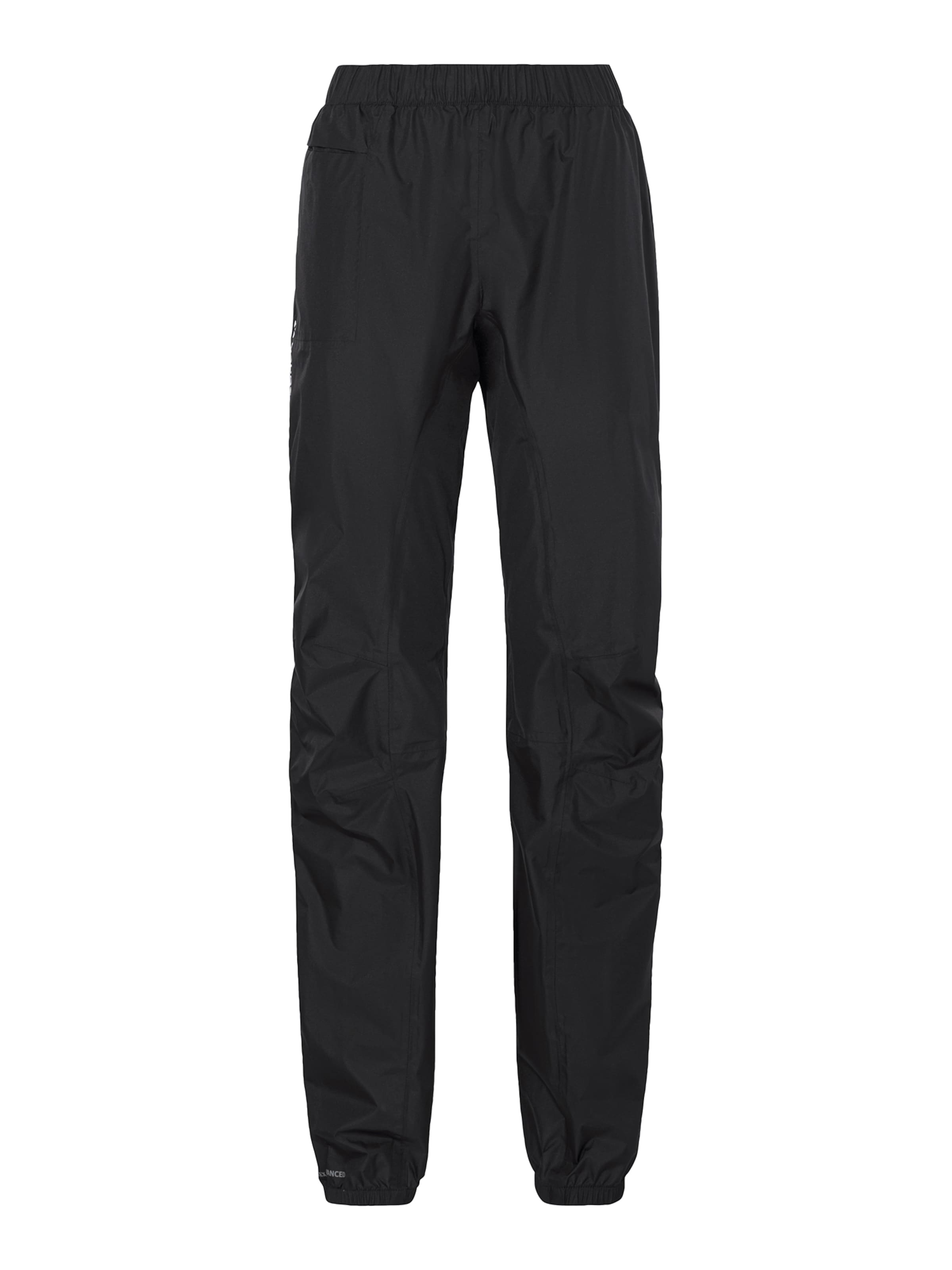 VAUDE Tapered Outdoor trousers 'Scopi' in Black: front