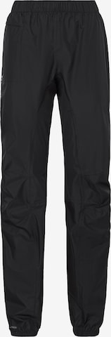 VAUDE Tapered Outdoorhose 'Scopi' in Schwarz: Vorderseite