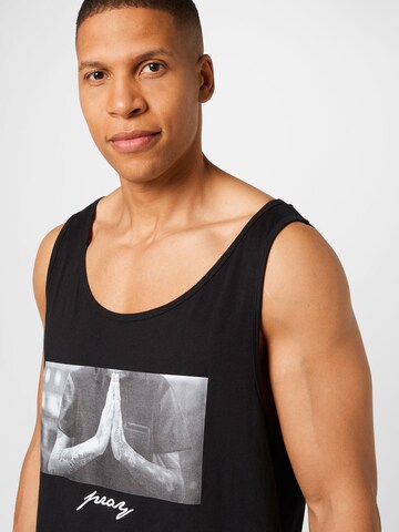 Mister Tee Shirt 'Pray' in Zwart