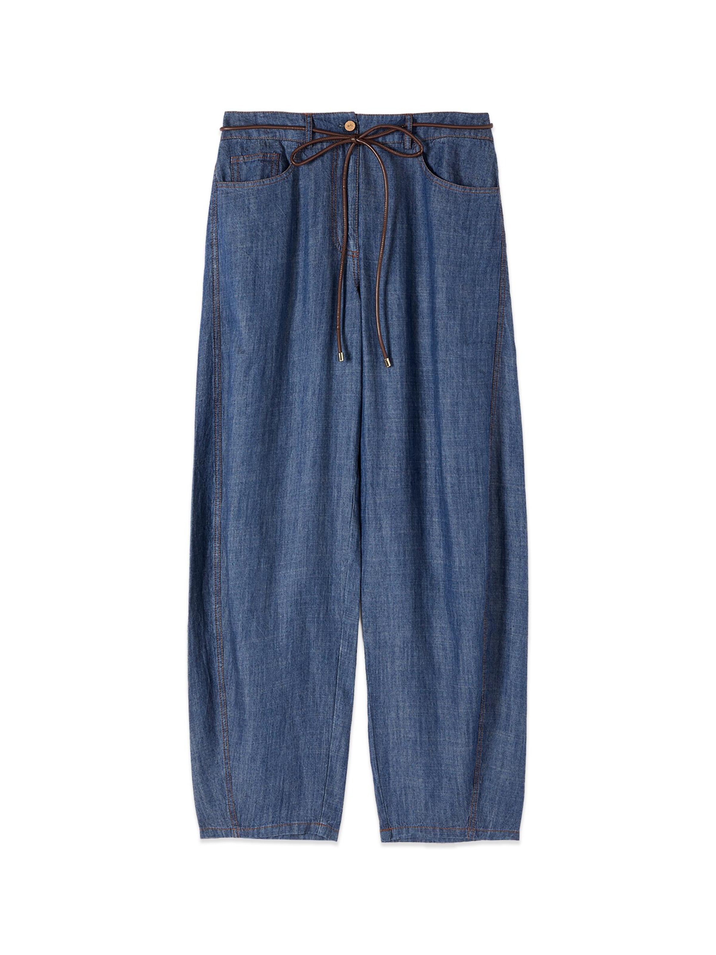 oltre Loosefit Jeans in Blauw: voorkant