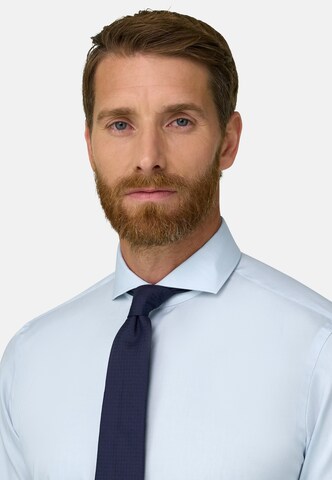 Boggi Milano Shirt in Blauw: voorkant