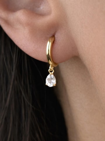 MUSE of my own Earrings 'Teardrop Huggies' in Gold