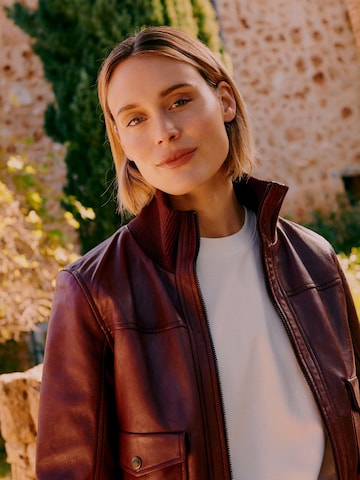 Oxmo Lederjacke ' OXDenny ' in Rot