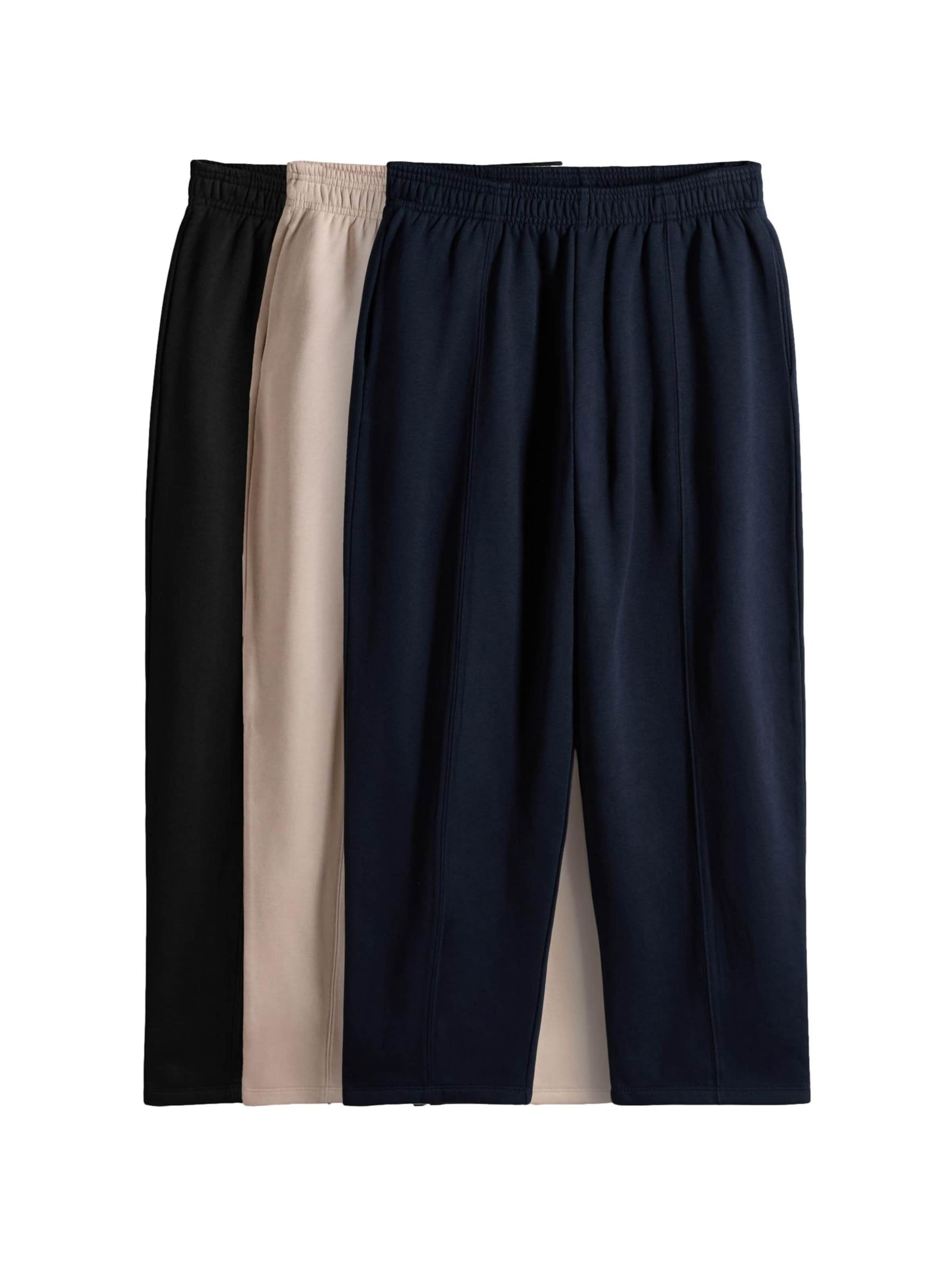 The Set Regular Trousers in Beige: front