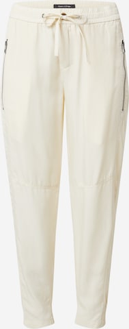 Marc O'Polo Tapered Pants 'Lonta' in Beige: front