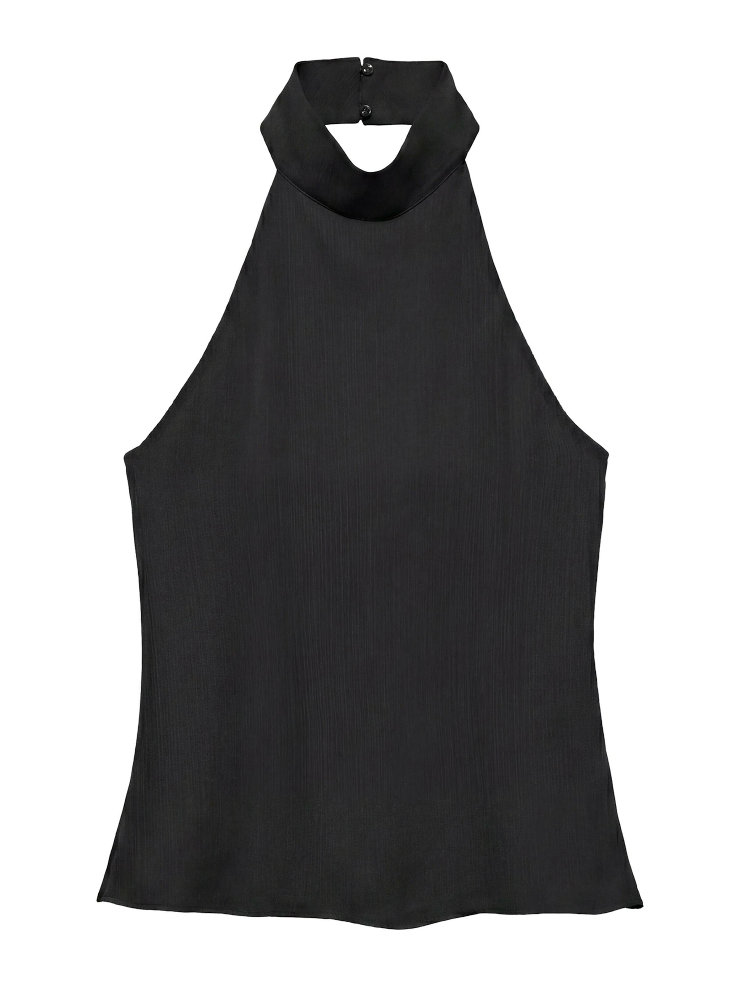Pull&Bear Overdel i XS i sort, Produktvisning
