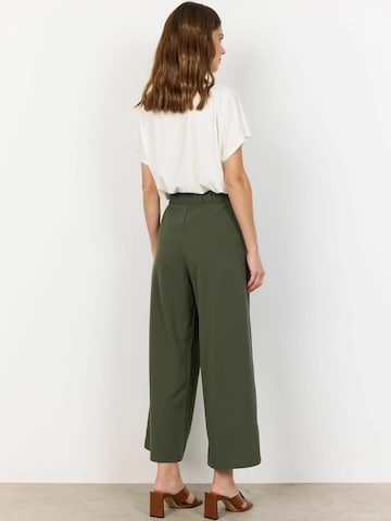 Soyaconcept Wide leg Pants 'Siham' in Green