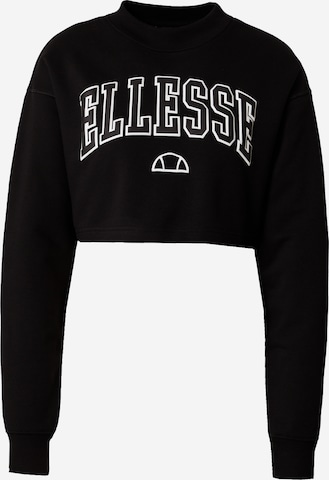 ELLESSE Sweatshirt 'Guiditta' in Zwart: voorkant