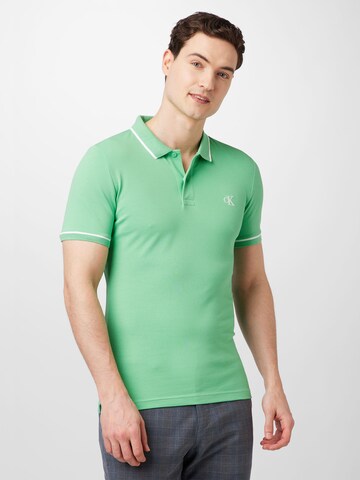 zaļš Calvin Klein Jeans T-Krekls: no priekšpuses