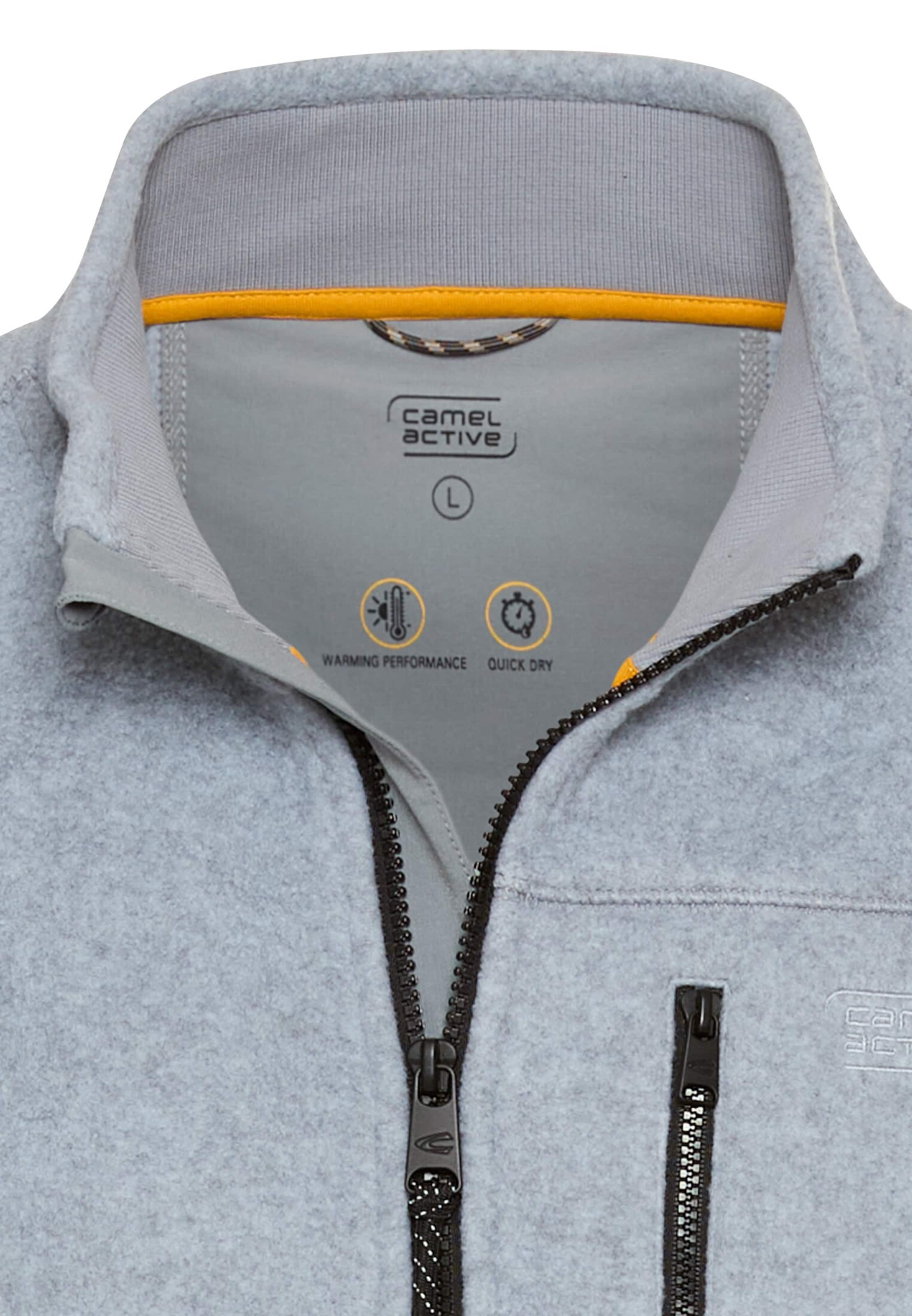 CAMEL ACTIVE Fleece Jacket in Grey