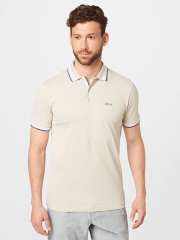 T-Shirt 'Paddy' BOSS en beige : devant