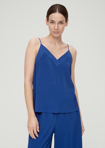 Top di s.Oliver in blu: frontale