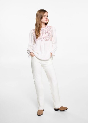 MANGO TEEN Regular Jeans 'Recto' in White: front