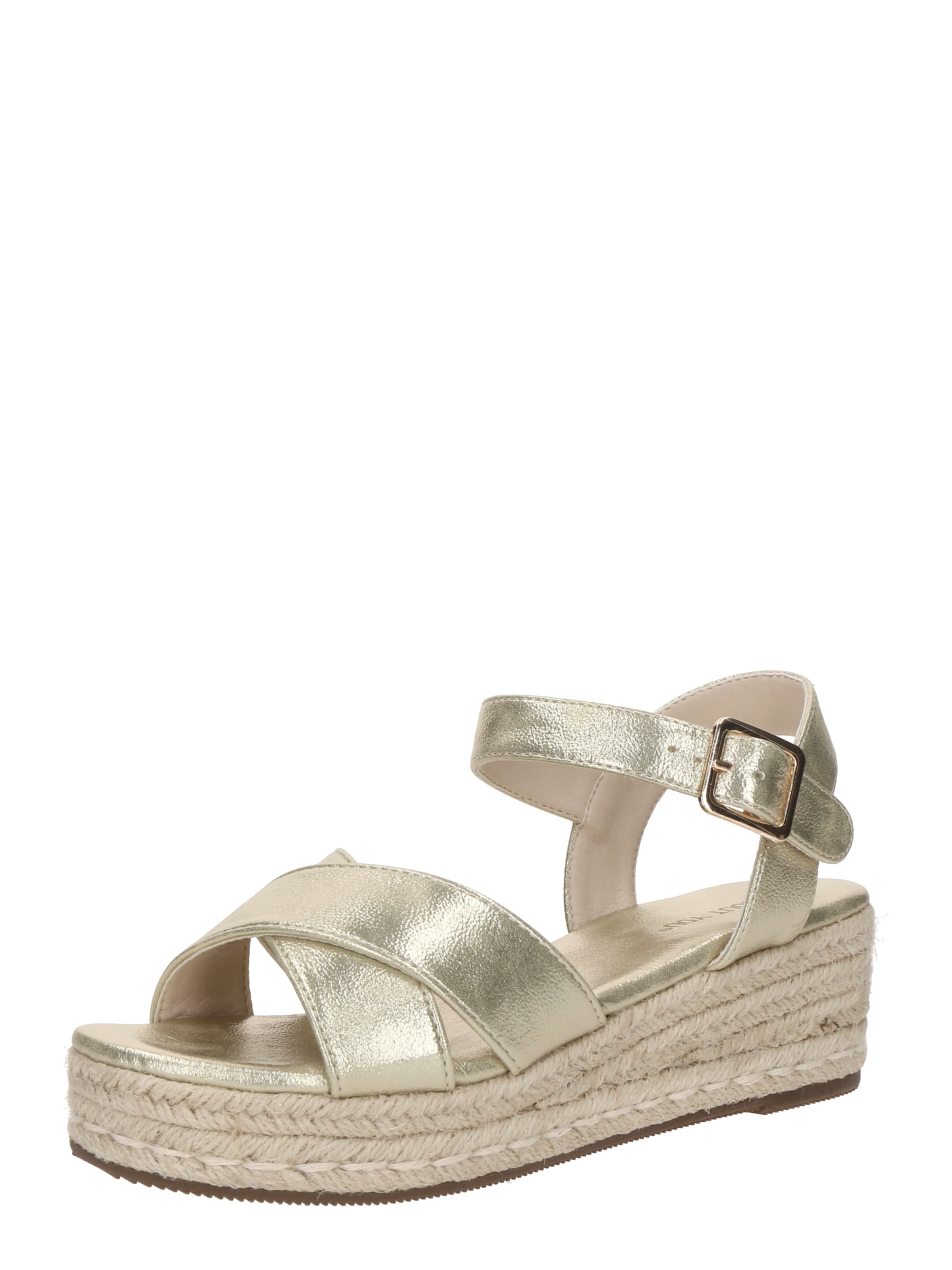 Sandales &#x27;Leona&#x27; ABOUT YOU en or : devant