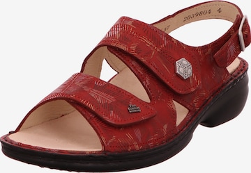 Finn Comfort Sandals 'Milos' in Red: front