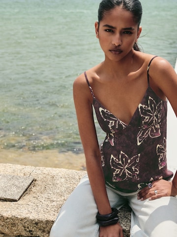 Pull&Bear Top in Purple