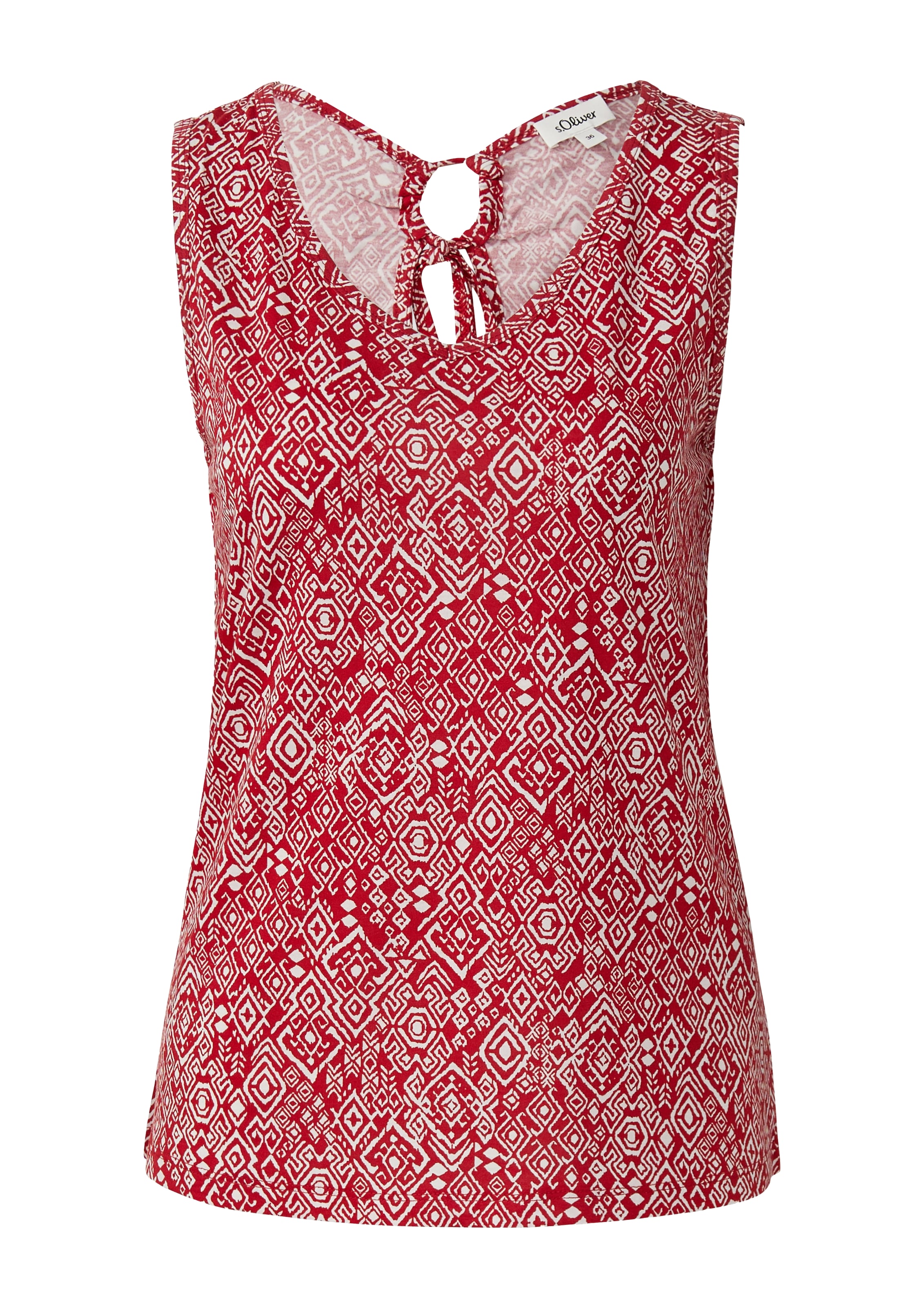 s.Oliver Top in Rot: Vorderseite