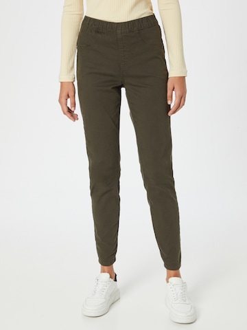 Fransa Slim fit Pants 'BASOFDEN' in Green: front