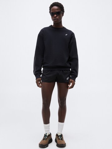 ASICS Športna majica 'TRACK CLUB HERITAGE' | črna barva