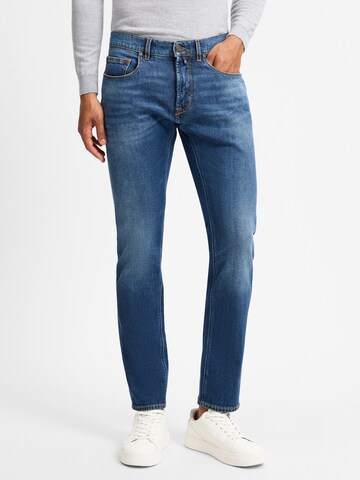 PIERRE CARDIN Tapered Jeans in Blauw: voorkant