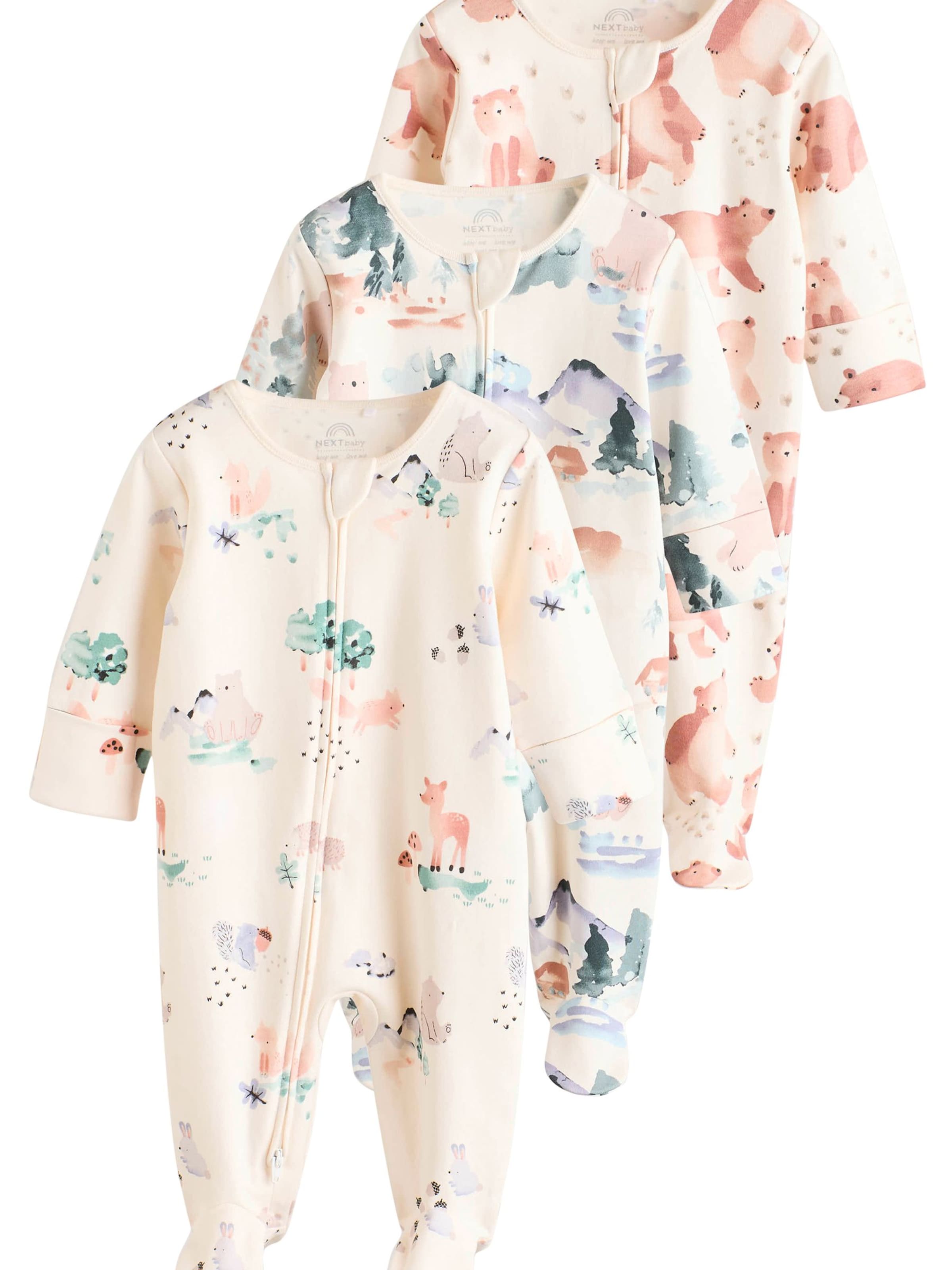 Next Pižama | bež barva: sprednja stran