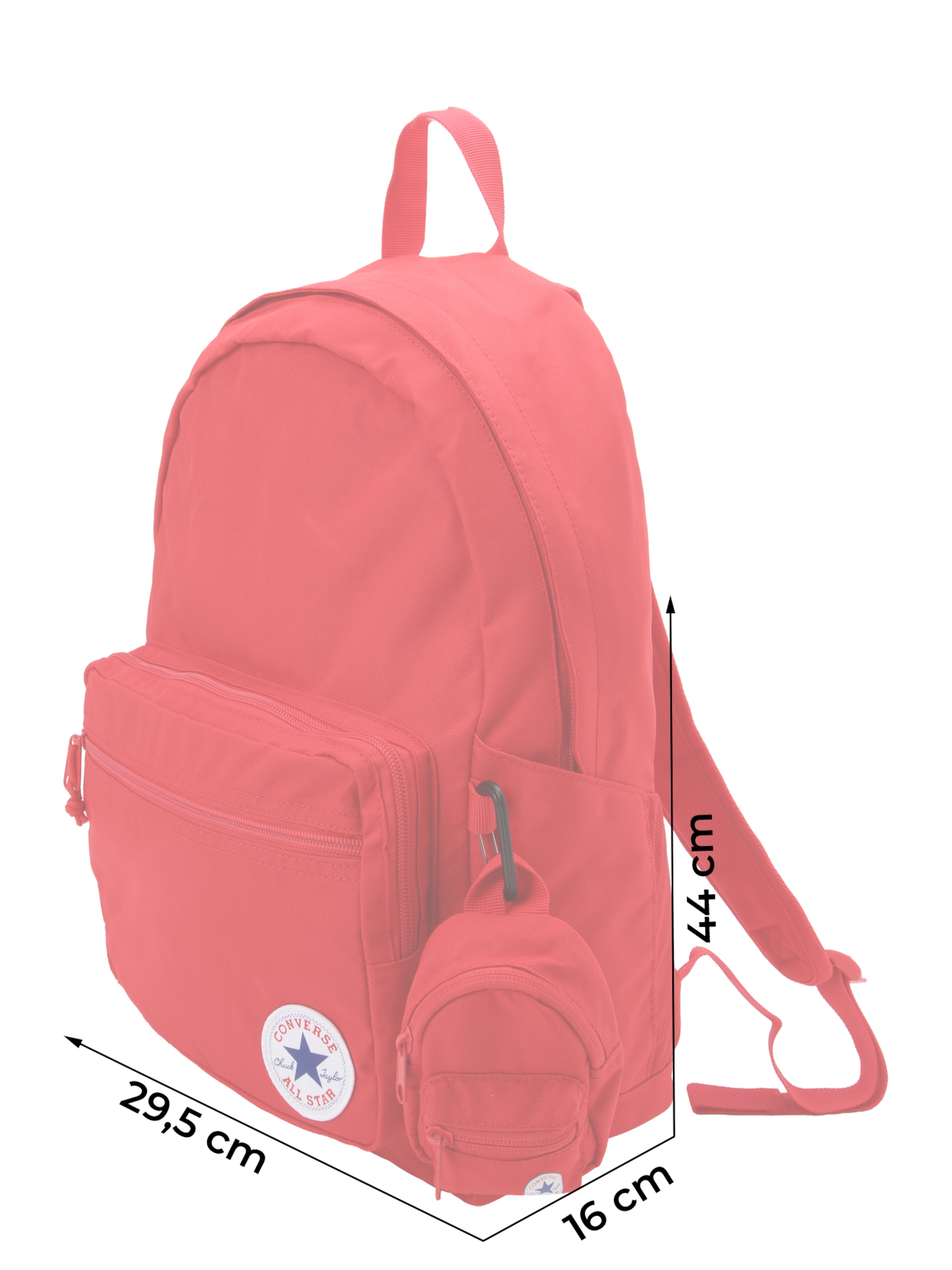 CONVERSE Ryggsäck 'GO 2' i röd