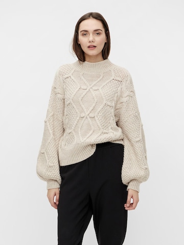 OBJECT - Pullover 'KAMMA' em cinzento: frente