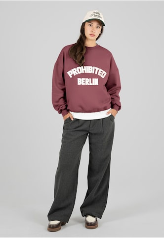 Prohibited Sweatshirt 'Berlin' in Lila