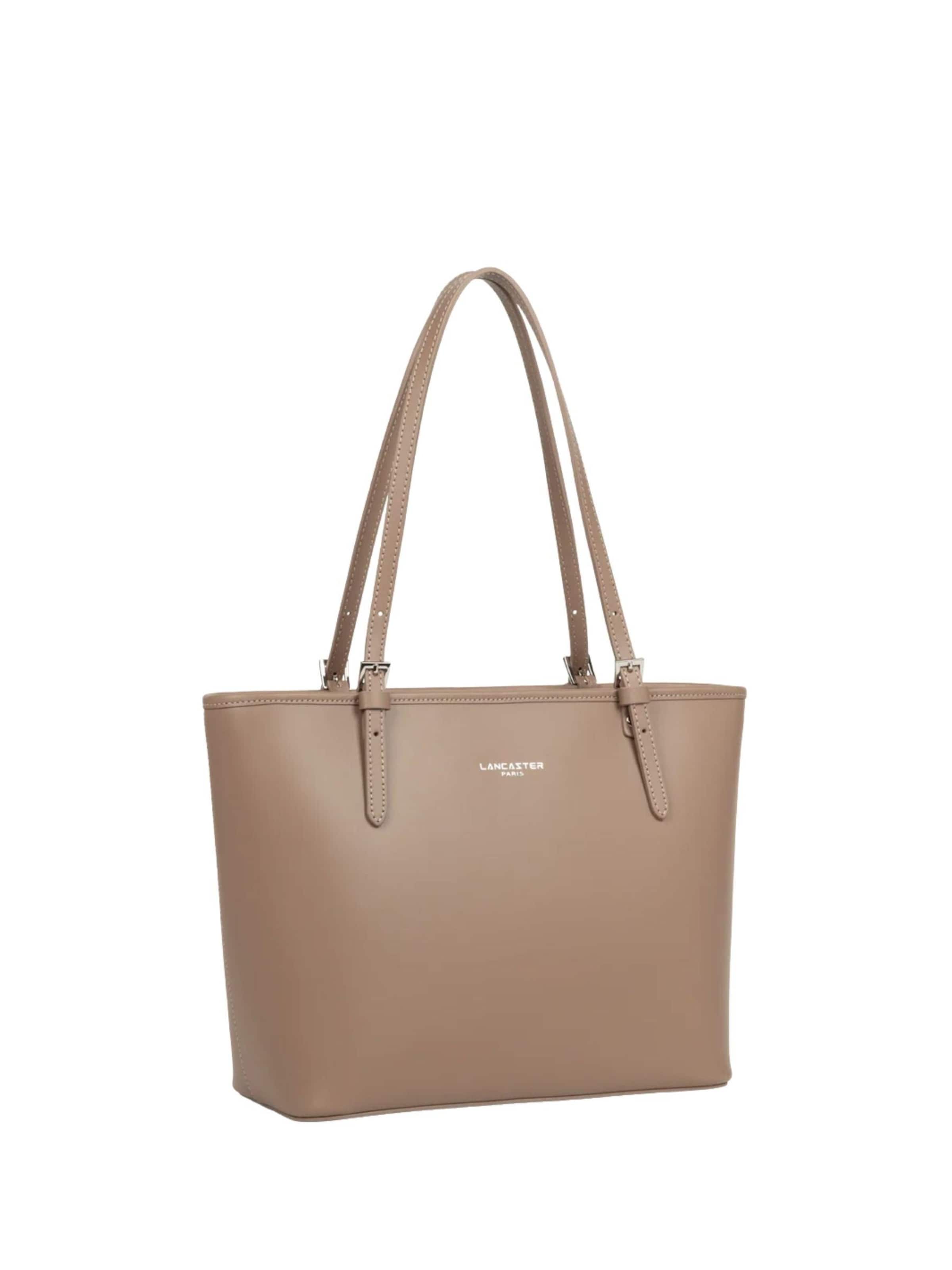Cabas 'cabas épaule Zippée M Smooth 437-07 Praline' LANCASTER Paris en beige