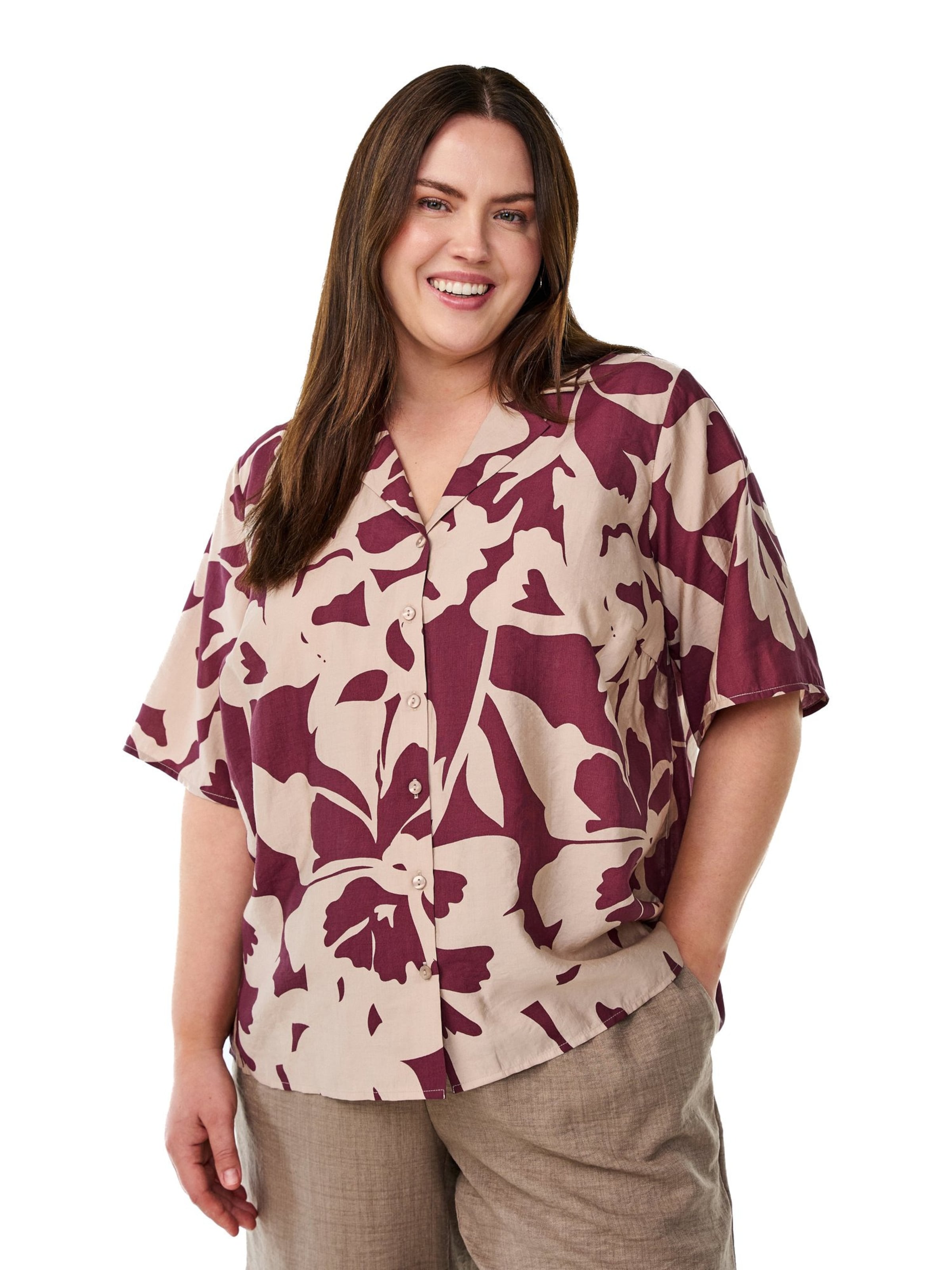 ZizziBluza 'ECLARU' - crvena boja: prednji dio