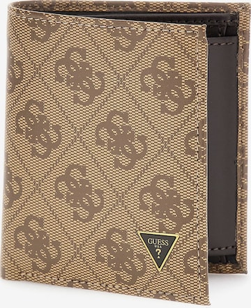 GUESS Wallet 'Vezzola' in Beige: front