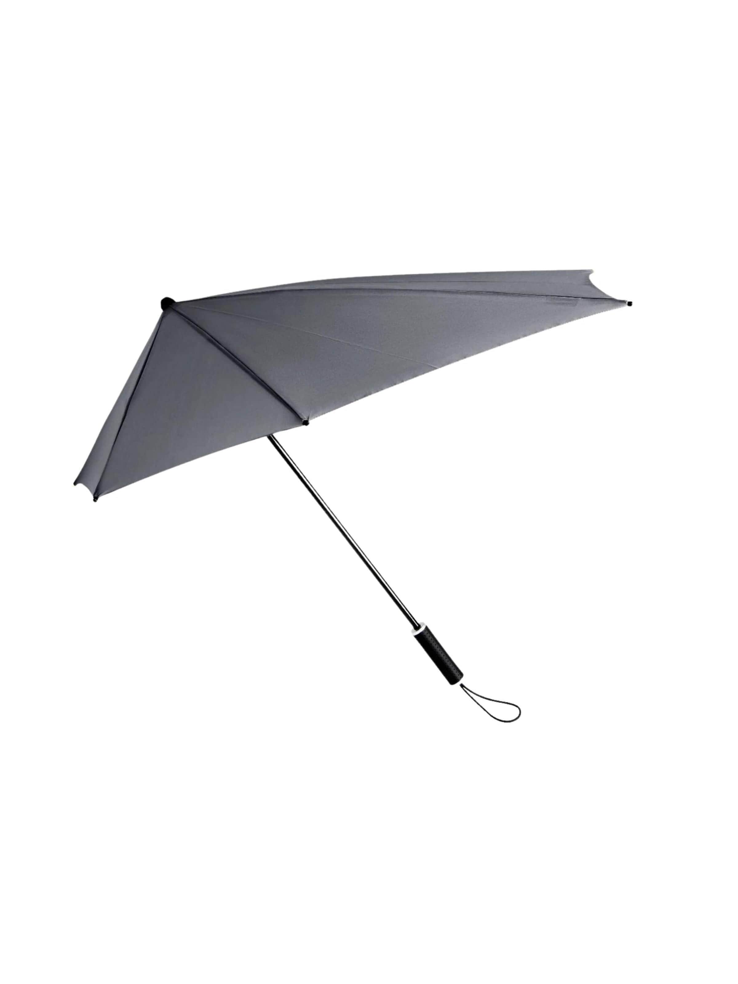 Maxte Regenschirm 'Stormaxi Aerodynamischer Sturmregenschirm Windproof'‌‌ in Grau: Vorderseite