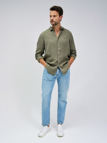 Salsa Jeans Regular fit Overhemd in Groen