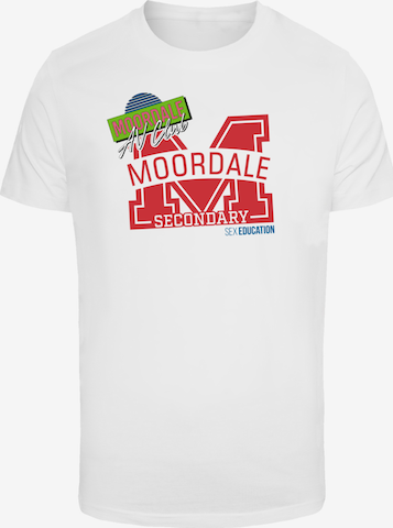 F4NT4STIC Shirt 'Sex Education Netflix TV Series' in Wit: voorkant