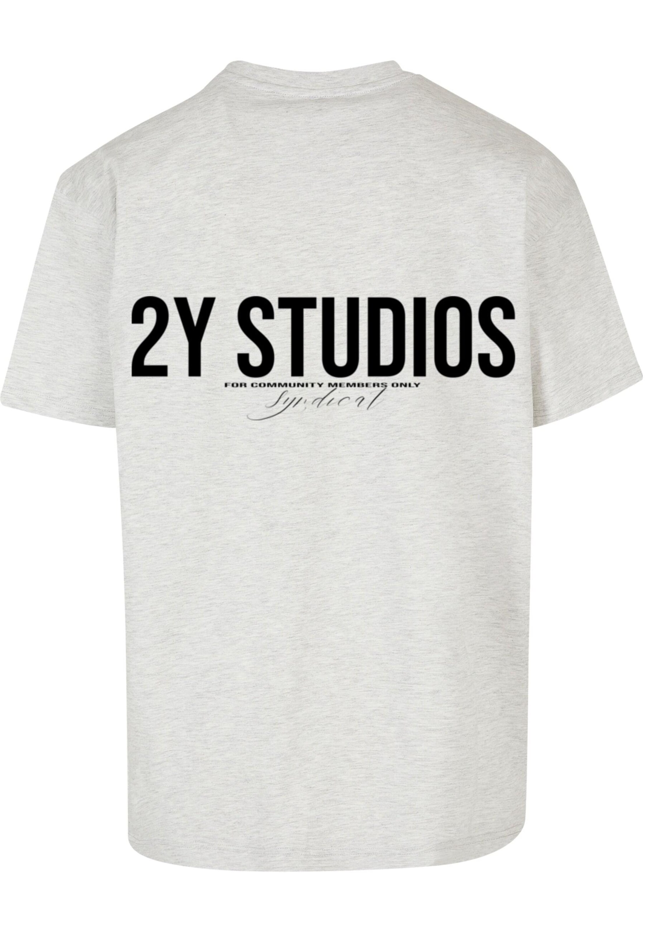 2Y Studios Shirt 'SYNDICAT' in Grau