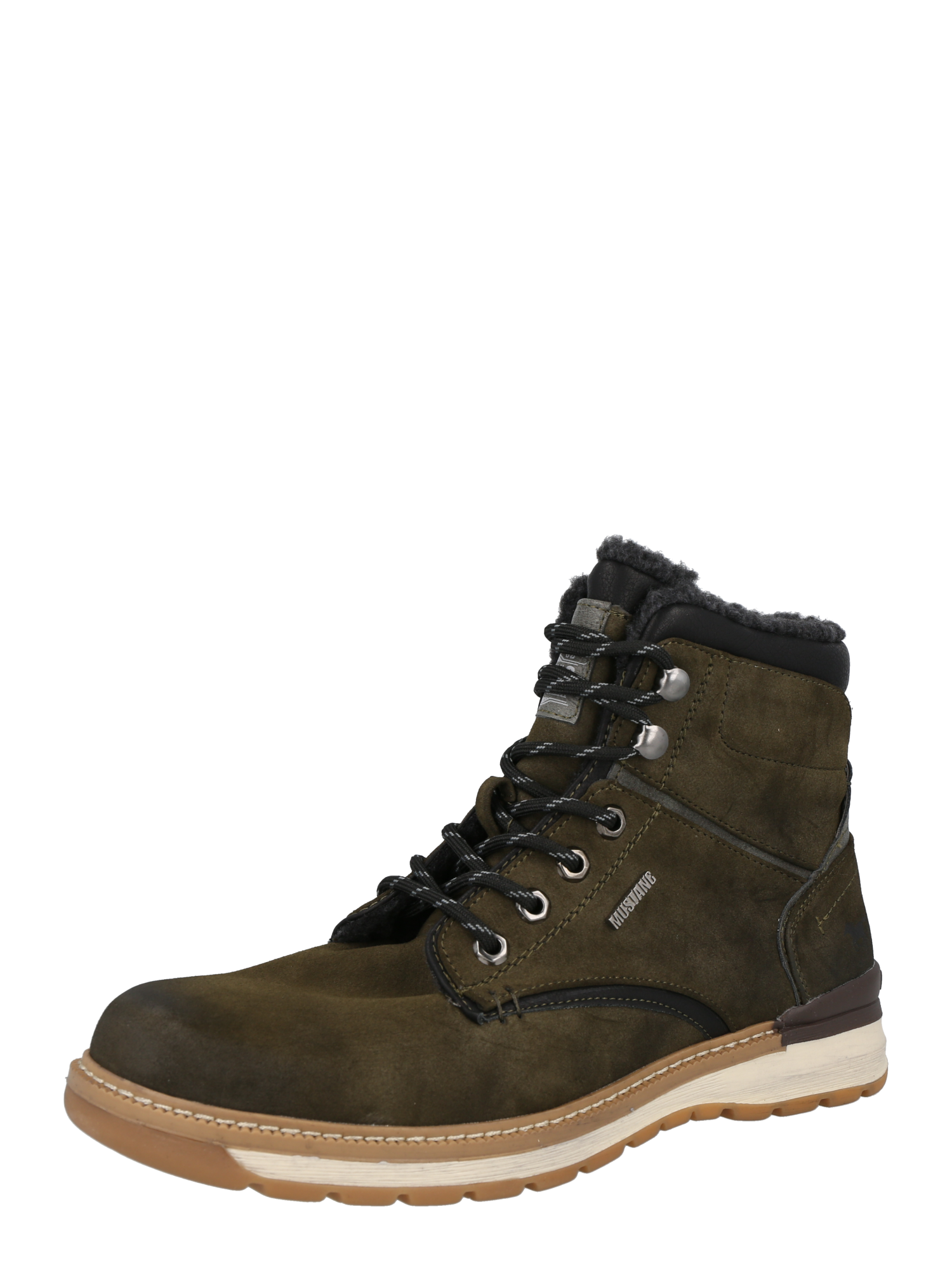 EmHAY Scarpe MUSTANG Boots stringati in Oliva EmHAY Scarpe MUSTANG Boots stringati in Oliva