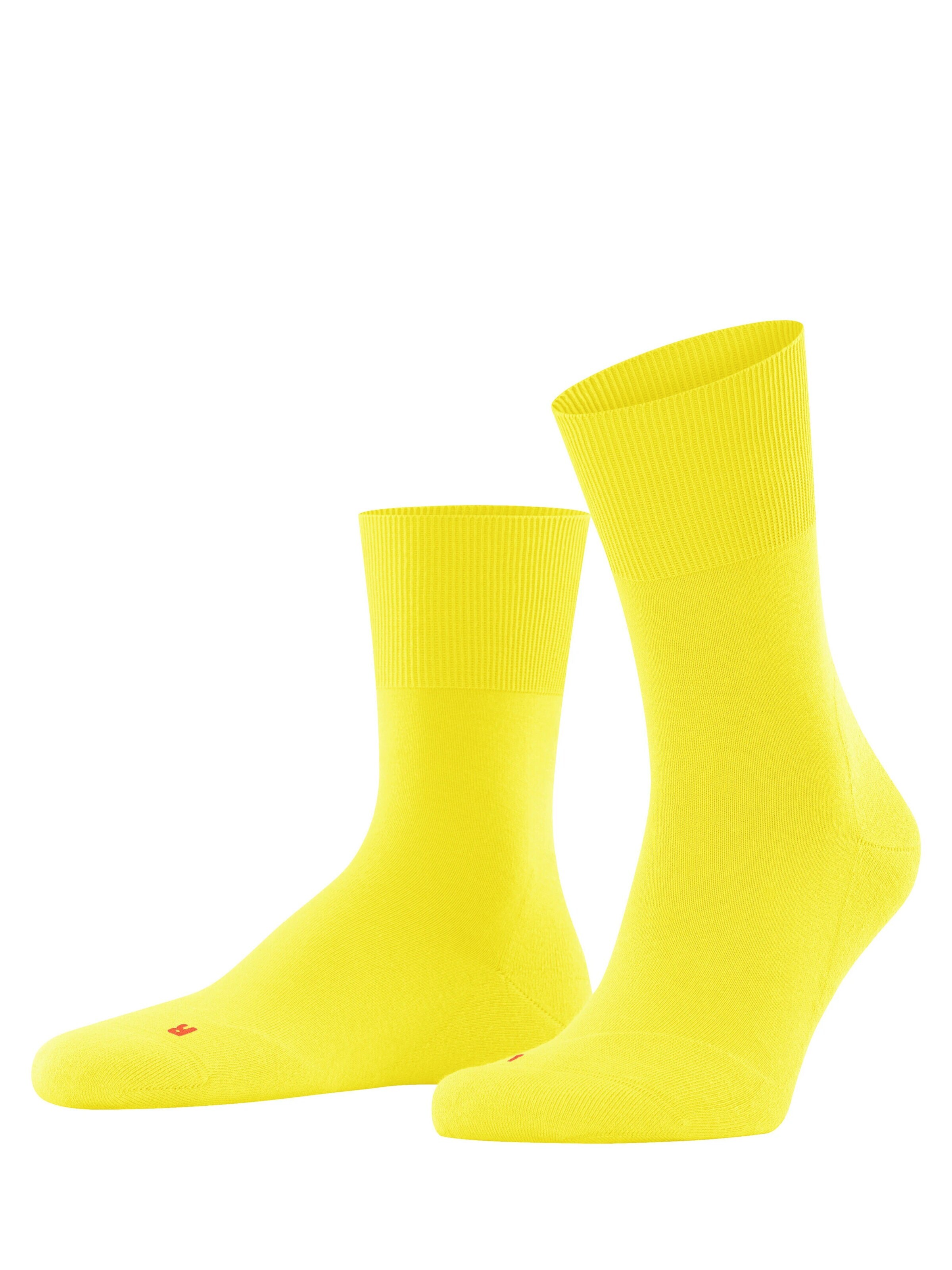 FALKE Socks 'Run' in Yellow: front