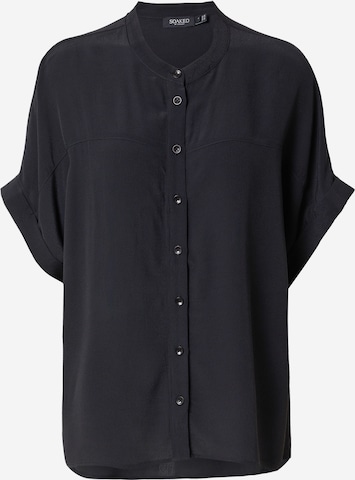 SOAKED IN LUXURY Blouse 'Helia' in Black: front