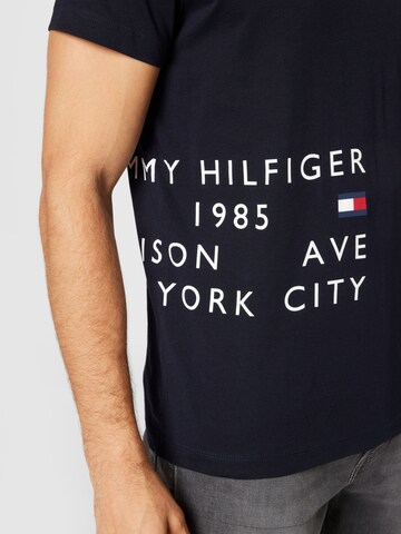 TOMMY HILFIGER Shirt 'Off Placement' in Blauw