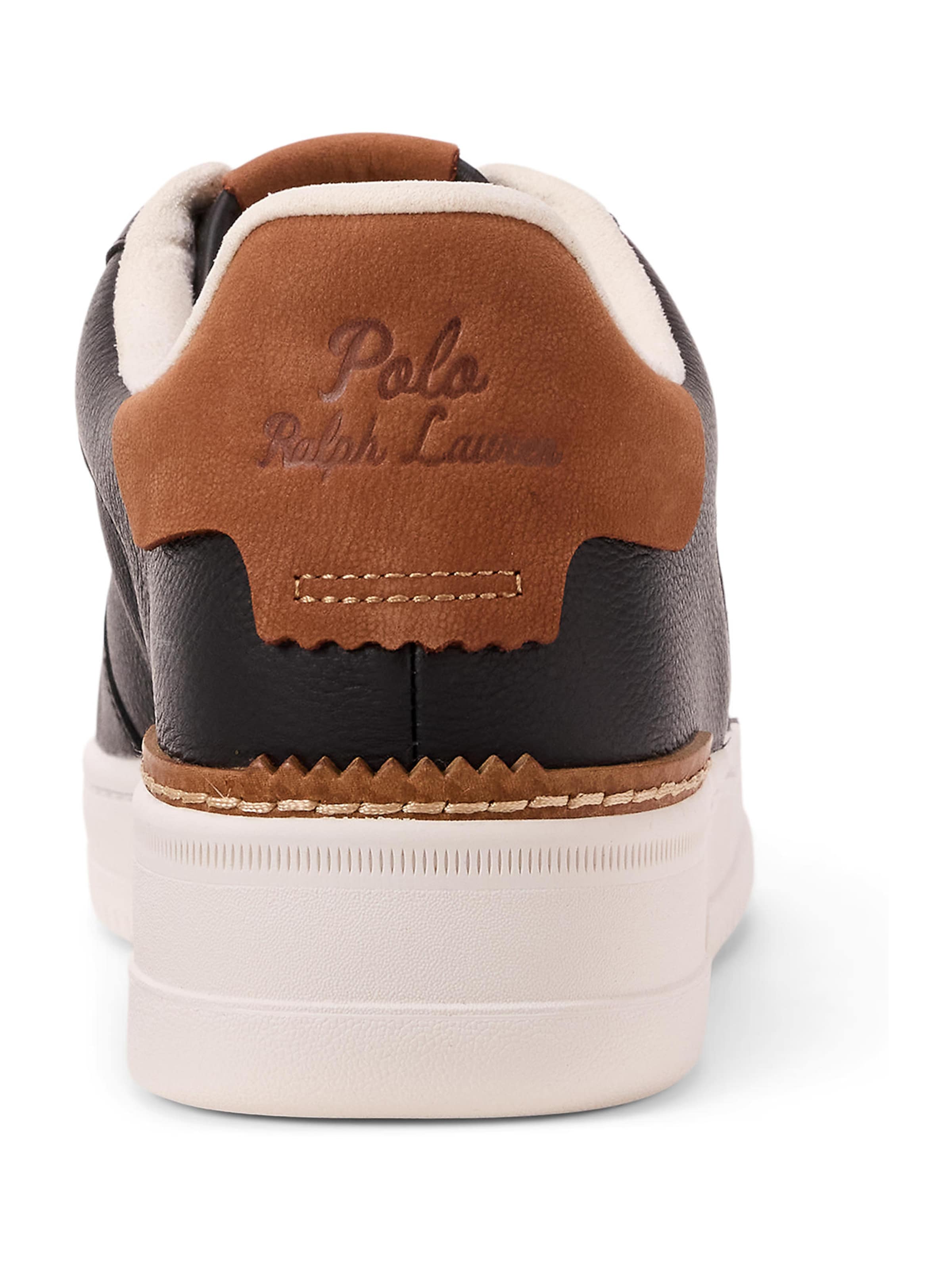 Polo Ralph Lauren Σνίκερ χαμηλό 'MASTERS' σε μαύρο