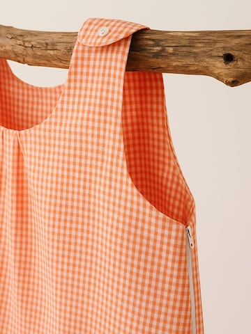 Sac de couchage 'Organic Cotton Summer Sleeping Bag' PAPATE en orange
